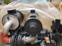 Moteur diesel SDEC Shanghai SC8D série 105KW 1900RPM 6 cylindres SC8D143G2B1 pour chargeuse sur pneus et engins de construction