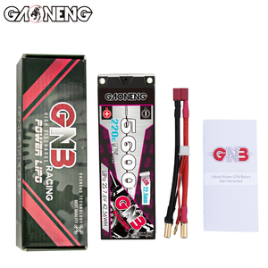แบตเตอรี่ลิเธียมโพลิเมอร์ GNB GAONENG 5600MAH 2S HV 7.6V 220C LCG แบบแท่ง ขนาด 5.0 มม. พร้อมกล่องแข็ง สำหรับรถบังคับวิทยุ RC ขนาด 1:10 1:12 แบบไม่มีแปรงถ่าน - Product Image 6