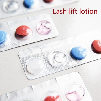 Customized Korean Lash Lift Cysteamine HCL Based Blister Mini Kit Colorful Lash Lift Brow Lamination Perm Cream Free Sample