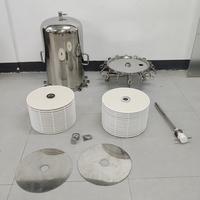 Logement lenticulaire modulaire de filtre de Profondeur-pile d'acier inoxydable de prix usine pour la cave et la brasserie