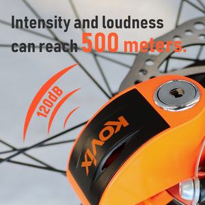 Alarma DE ALTO decibelio <span class=keywords><strong>Kovix</strong></span>, bloqueo de freno de disco 120, Seguridad ANTIRROBO impermeable para motocicletas y bicicletas - Product Image 6