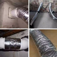 Ruban adhésif en aluminium activé par l'eau, résistant aux hautes températures, pour joints d'étanchéité, étanchéité contre l'humidité et les fuites, scellage imperméable
