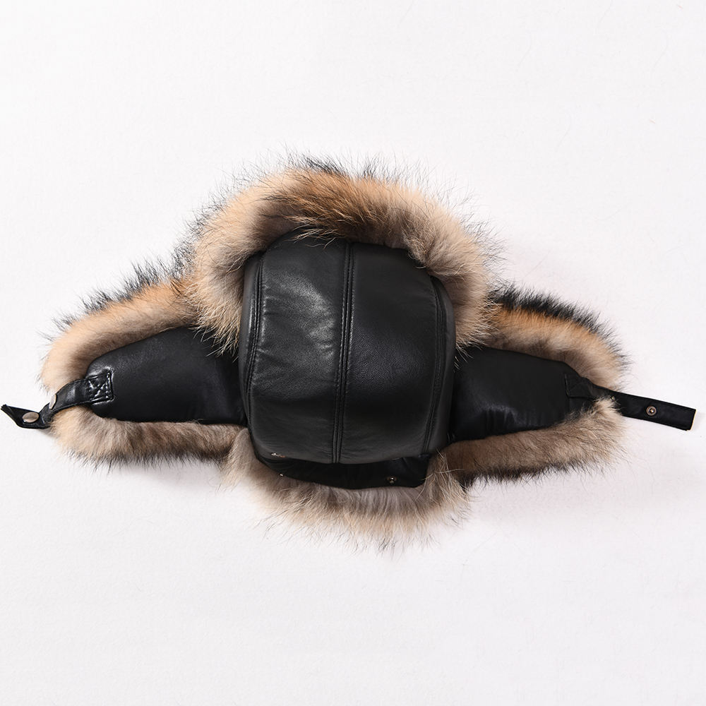 Fourrure de raton laveur noir