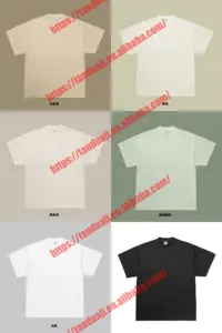Trending Products 2023 New Arrivals Mock Neck T Shirt Custom Logo Tshirt Oversized Plain Mock Tight Thick Neck T Shirts