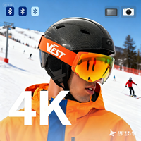Photographie Musique Ski-seulement Avec Caméra Casques de Ski Haute Qualité Eva Casque de Ski cas Grande Taille Enfants Casque de Ski avec Lunettes