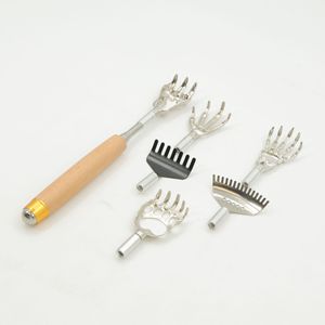 Bằng Gỗ Xử Lý Thép Không Gỉ Có Thể Thu Vào <span class=keywords><strong>Scratcher</strong></span> Kit Đối Với Trang Chủ Sử Dụng Trở Lại Đầu Thiết Bị Mở rộng Dễ Thương Trở Lại <span class=keywords><strong>Scratcher</strong></span> Set - Product Image 2