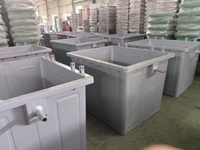 Poubelles de tri des déchets de rue en plein air-Poubelles en acier galvanisé revêtues de poudre, Conteneurs à déchets de 1100L, Poubelle de rue