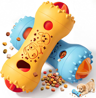 Jouet Distributeur de Friandises Réglable pour Chien, Puzzle Interactif d'Entraînement IQ, Distributeur Lent Anti-ennui pour Chien, Prise en Charge OEM