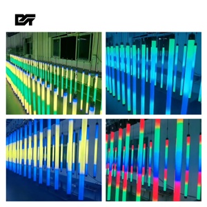 Brillight Stage Lifting Triangle Kinetic Tube Light 5KG 10KG Winch Kinetic System Full Color RGB 3in1 LED <strong>DMX</strong> for Club Concert - Product Image 3