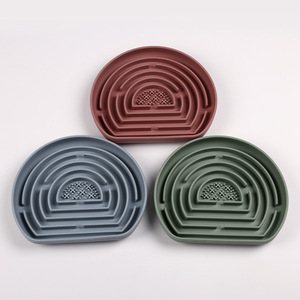 Hot bán Non-Slip Silicone liếm mat với cốc hút vật nuôi bát & feeders cho chó gỗ & vật liệu nhựa - Product Image 5