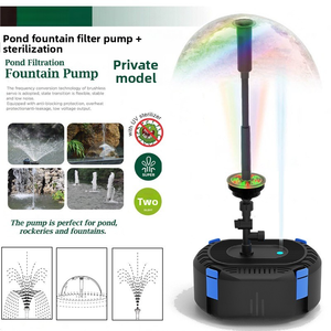 Mini <span class=keywords><strong>pompe</strong></span> submersible UV silencieuse pour bassin, avec LED colorées, fontaine et filtre d'aération pour l'aménagement aquatique - Product Image 2