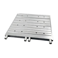 Plaque de refroidissement liquide à microcanaux personnalisée pour véhicule à énergie nouvelle en aluminium poreux 6061 de fabrication automobile