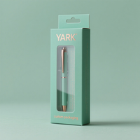 Emballage de cadeau cosmétique de luxe avec logo personnalisé boîte d'extrémité pour rasoir boîte de soins de la peau avec trou de suspension
