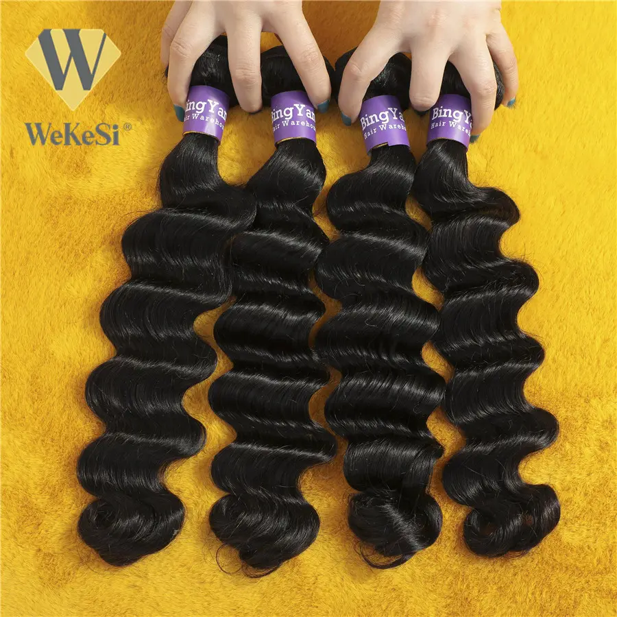 Raw Indian Temple Human Hair Bundles With Closure One Donor Cuticle Aligned Raw Vietnamese Hair Extensions Vendor