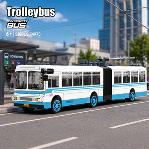Set de Bloques de Construcción de Autobús para Distribuidores de Juguetes, Juguetes de Vehículos de Transporte Urbano y Compradores de Marca Privada a Nivel Mundial - Product Image 4
