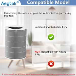 Purificateur d'air HEPA <span class=keywords><strong>4</strong></span> <span class=keywords><strong>Lite</strong></span> Filtre avec puce RFID pour Xiaomi <span class=keywords><strong>Mi</strong></span> Air <span class=keywords><strong>Purifier</strong></span> <span class=keywords><strong>4</strong></span> <span class=keywords><strong>Lite</strong></span> 34965 - Product Image 2