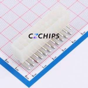 ZX-5557-4.2-2-11PWZ Wire-to-Board Pin Header Bent Lead Through Hole,P=4.2mm 2x11P 4.2mm Right Angle Insert Mini-Fit (MX 4.2) - Product Image 1