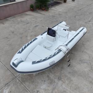 Zhenbo, Bote Semirrígido RIB <span class=keywords><strong>con</strong></span> Casco en V Profunda de Fibra de Vidrio de 4.8m, Certificado CE, <span class=keywords><strong>con</strong></span> Tubos de Hypalon, <span class=keywords><strong>Motor</strong></span> Fuera de Borda, Control Remoto, RIB480 - Product Image 5