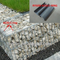 Anneaux de fixation robustes AC50 Galfan/Galvanisés pour paniers de gabions