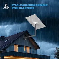 Harga Pabrik Dudukan untuk Adaptor Starlink Gen 3, Braket Dasar Pemasangan Dinding Starlink Gen 3 V4, 4 Dudukan Braket, Aksesoris Game