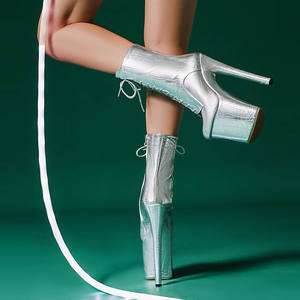 Пикантные ботильоны на высоком каблуке 20 см с нескользящей подошвой - Product Image 5