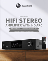 Amplificateur audio stéréo miniature professionnel 2 canaux ERP AV-270, 4 ohms, récepteur de puissance BT ARC, alliage d'aluminium, RMS 120W