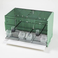 Cage d'élevage d'oiseaux multifonctionnelle avec séparateur amovible - Cage de vol/domicile extensible pour perruches, canaris, agapornis