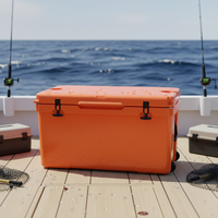 Glacières Rotomoulées Personnalisées 120 Litres – Écologiques, Étanche, Durables, Isolation Thermique, Portables, pour Sports de Plein Air, en PE, Design Moderne Imprimé