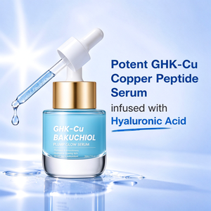 GHK Cu Bakuchiol Facial Serum With Copper Tripeptide 1 Sodium Hyaluronate Hydrating Nourish <b>Skin</b> Improve <b>Skin</b> Radiance - Product Image 5