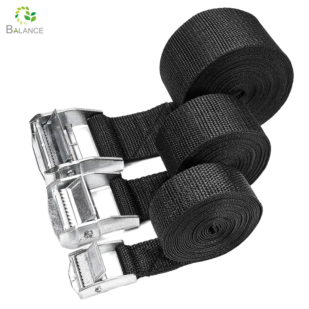 Hàng hóa Tie-xuống dây đeo mạnh mẽ cam khóa Khóa thêm mạnh mẽ Webbing an toàn dây đeo điều chỉnh dây đeo tiện ích cho hàng hóa, xe máy