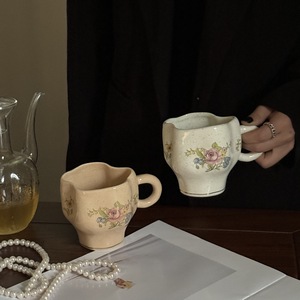 Original design hand-molded creative sesame glaze dotted cup, ceramic <b>mug</b> with high appearance level, milk <b>coffee</b> cup as a - Product Image 4