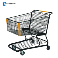 Chariot à provisions portatif léger de haute qualité chariot à main extérieur pratique PU fait PP acier aluminium tissu métal