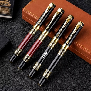 Stylo Roller Personnalisé Effet Bois Métallique pour le Bureau, Stylos Promotionnels pour Étudiants et Professionnels - Product Image 2