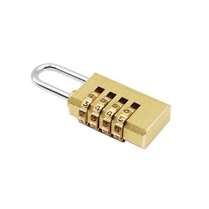 <span class=keywords><strong>Cadenas</strong></span> de sécurité extérieur réinitialisables à 4 <span class=keywords><strong>chiffres</strong></span> en laiton, haute qualité, à combinaison, pour bagages, vente en gros - Product Image 5