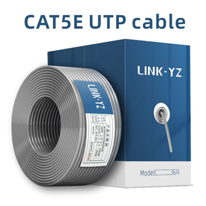 <span class=keywords><strong>Cable</strong></span> Ethernet LAN UTP CAT5e <span class=keywords><strong>de</strong></span> Cobre CCA para Interiores, Par Trenzado RJ45 POE, Venta al por Mayor <span class=keywords><strong>de</strong></span> Fábrica LinkYZ HSYV-5 - Product Image 4