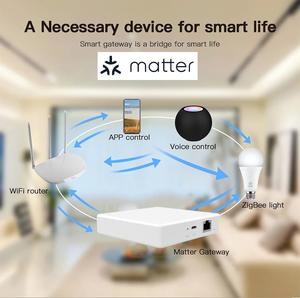 <span class=keywords><strong>Passerelle</strong></span> Tuya <span class=keywords><strong>Zigbee</strong></span> Matter Thread pour maison intelligente, compatible <span class=keywords><strong>Zigbee</strong></span> 3.0, Alexa Echo et Google <span class=keywords><strong>Assistant</strong></span> pour hôtel électrique - Product Image 4