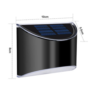 Lámpara LED Solar Impermeable IP65 para Exteriores, Lámpara de Pared para Jardín, Decoración de Patio, Lámpara de Terraza para Puerta Delantera - Product Image 2