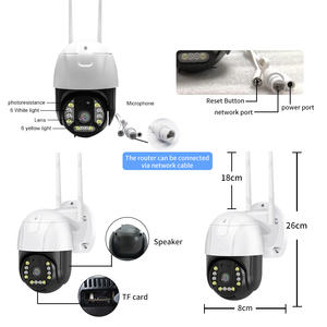 Cámara IP Inalámbrica Leksell de 360 Grados, 1080P HD, Domo de Velocidad PTZ, Detección Humana por IA, Seguridad para Exteriores, <span class=keywords><strong>CCTV</strong></span>, Visión Nocturna, Tarjeta de Memoria - Product Image 2