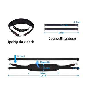 2 in 1 palestra allenamenti a casa <span class=keywords><strong>cintura</strong></span> di spinta dell'anca esercizio ponderato di serraggio bottino regolabile <span class=keywords><strong>cintura</strong></span> del ponte per manubri pesi bottino - Product Image 6