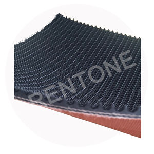 Özelleştirilmiş siyah kayak antiskid nr/nbr ep150 ep200 ep1200 kauçuk kavrama yüz/kaplamalı kumaş kaba üst konveyör bant - Product Image 3