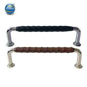 Maniglia per Mobili in Vera Pelle Intrecciata Kingslam, Multicolore, CC96/128/160/256/320mm per Ante di Cucina, Armadi e Cassetti - Product Image 2