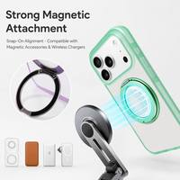 Coque de téléphone antichoc en TPE acrylique mat avec support magnétique, vierge imprimable par sublimation, fabrication OEM pour iPhone 16 Pro Max