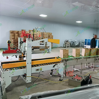 Machine à fermer les boîtes à prix d'usine, fermeur de cartons, plieuse, machine à plier les rabats, machine à sceller et à bander les cartons avec réglage manuel de la hauteur/largeur