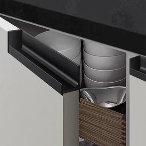 Manija en G de aluminio de estilo moderno, tiradores de diseño único para cajones grandes, tocador para armarios de cocina, puertas de armario, dormitorio - Product Image 4