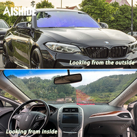 Aishide 1.52*30M Film pour fenêtre de voiture violet Caméléon Films de teinte pour phares de voiture Couleurs changeantes Verre de fenêtre du véhicule