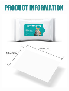 Toallitas Húmedas para Mascotas de Material Spunlace de <span class=keywords><strong>China</strong></span>, para Perros y Gatos de Todas las Edades, Desechables, Sin Perfume, Procesamiento en Fábrica, Personalizadas - Product Image 4