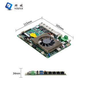 เมนบอร์ดอุตสาหกรรม Yentek Mini ITX รุ่น I5 8260U พร้อมพอร์ต PoE Ethernet 4 พอร์ต พอร์ต Serial 2 พอร์ต รองรับแรงดันไฟฟ้าขาเข้า 9-36V - Product Image 1
