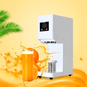 Fully Automatic Beverage Bottle Can Sealer Milk Tea Jars Seamer Canning Machine