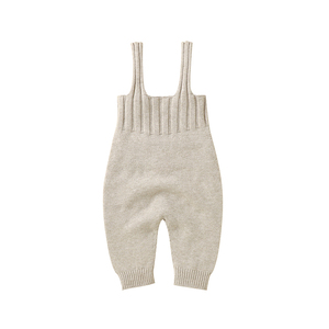 Mimixiong-Pelele de <span class=keywords><strong>pijama</strong></span> de punto para bebés recién nacidos, ropa personalizada para bebés, con <span class=keywords><strong>tirantes</strong></span> de boutique, suave y sólido - Product Image 2