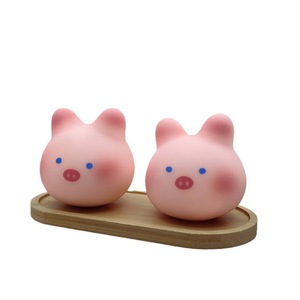 Hot Selling TPR Cute Small Rabbit Pig Shape Super Soft Slow Rebound <b>Squeeze</b> Stress Relief Promotional Toy for Kids Boys Girls - Product Image 1